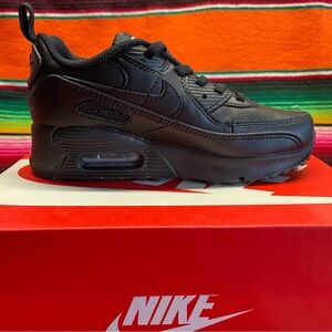 Nike Air Max , Youth's All-Black Sneakers